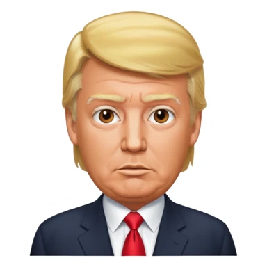 Donald Trump buscando ah Nicolás maduro sticker