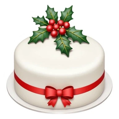Christmas Cake sticker