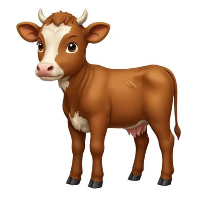 High resolution of A calf sticker