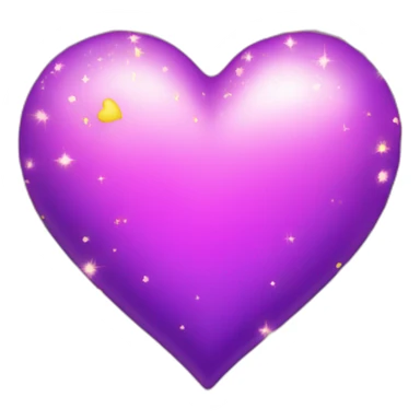 pink-and-purple-heart-with-yellow-sparkles sticker