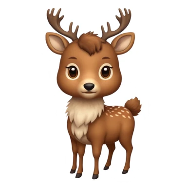 deer full  sticker