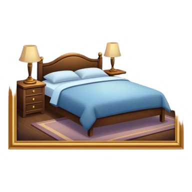 A dimly lit bedroom.  sticker