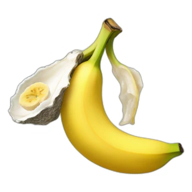 banana in an oyster sticker