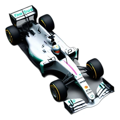 F1 car Mercedes sticker