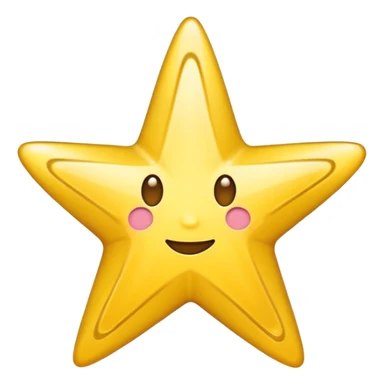 Make me an star emoji with a swirl in it with no face sticker