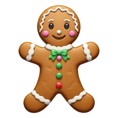 Gingerbread stylised sticker