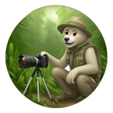 Wildlife photographer sticker