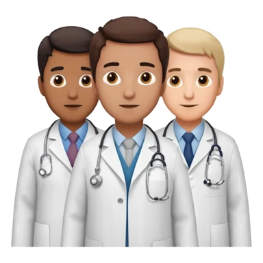 5 doctor staff all men make the differ in age sticker