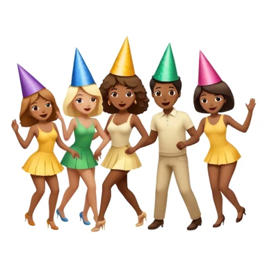 Salsa Party dance sticker