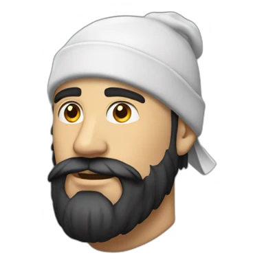 white-man-with-mohawk-and-long-black-beard-with-a-black-beanie-hat sticker