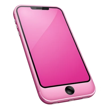 pink cell phone sticker