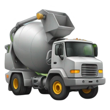 concrete mixer sticker