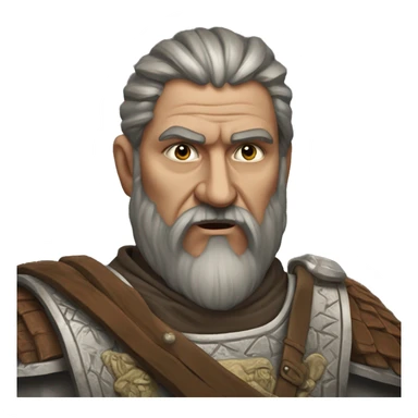 a 6th century slavic barbarian general Dauritas sticker