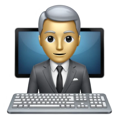 a computer with clothes as if it were a person sticker