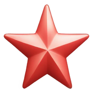 Etoile filante rouge sticker