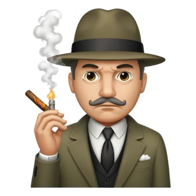 mafia boss cigar sticker