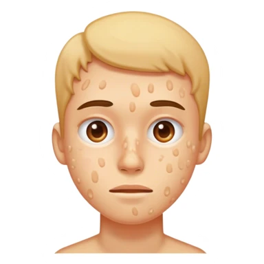 a lot of acne sticker