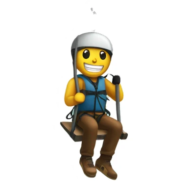 Zipline between peak 2 peak  sticker