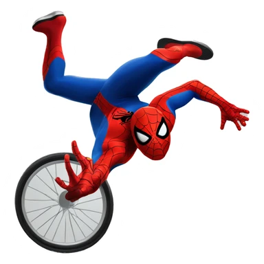 Spider-Man scoring a bicycle kick sticker
