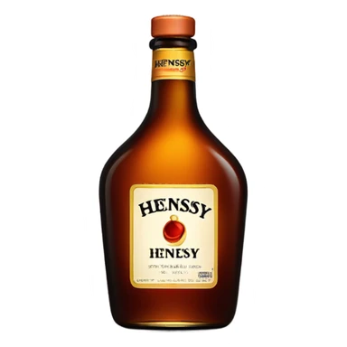 Bottle of Hennessy  sticker