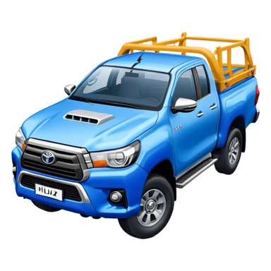 Toyota Hilux - Toyota (Model Year: 2021) (Iconic colour: Blue) sticker