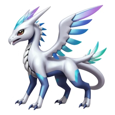 Meloetta-Palkia-Reshiram-Dialga-Pokémon-Fakémon-fusion-hybrid-creature sticker