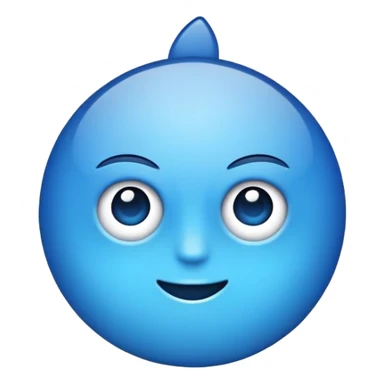 símbolo de ubicación como este 📍, pero en azul  sticker