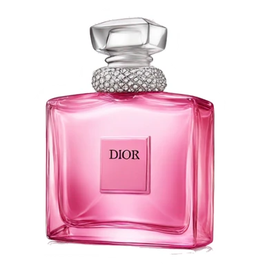 Pink Dior parfume sticker