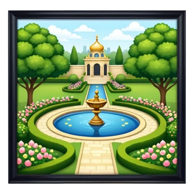 Fancy deluxe Royal garden sticker