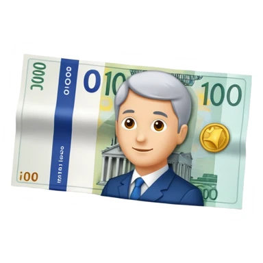 banconota 10 euro sticker