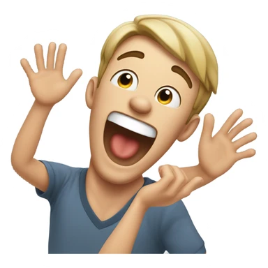 Tickling boyfriend sticker