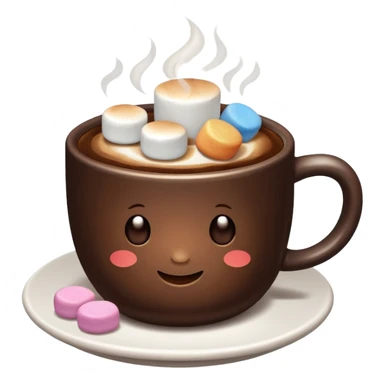 un cafe con malbabiscos sticker