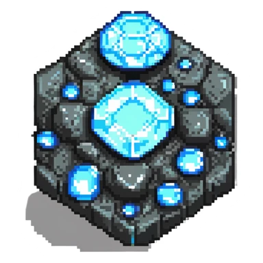 minecraft diamond ore block sticker