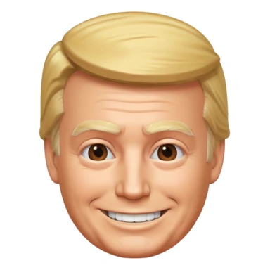 no... TAKE THE TRUMP CHARACTER SO THAT WE ARE LOOKING DOWN AT HIM FROM AN ISOMETRIC OVERHEAD ANGLE sticker