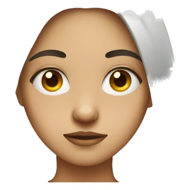 girl with eyebags  sticker