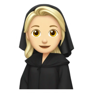 Marine lepen en abaya sticker