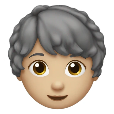 a toddle with cochlear implants sticker