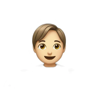 Computer display with video call sticker