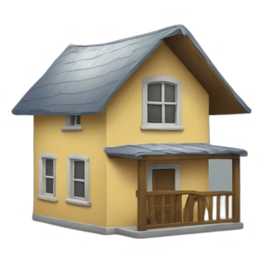 house-with-baseballhat sticker