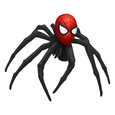 Black Spider - Man Red Mask sticker