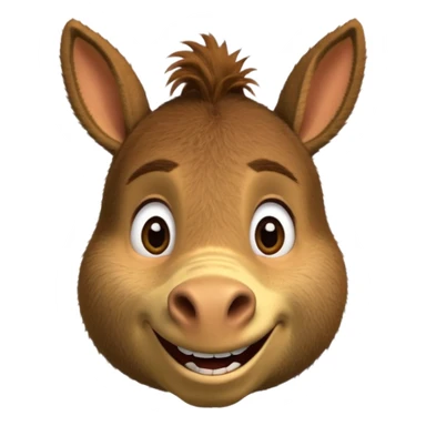 Donkey from shrek the movie sticker