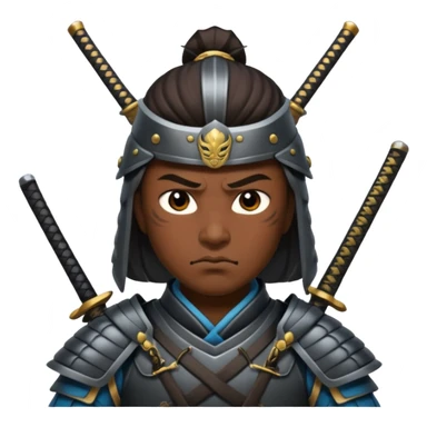 guerrero samurai sticker