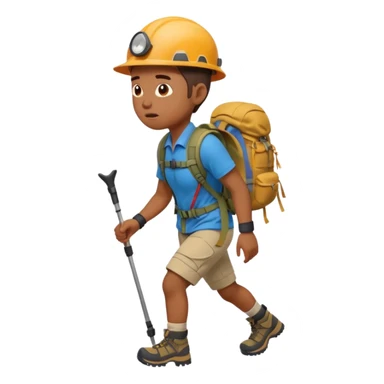 Pain face with ass hike out sticker