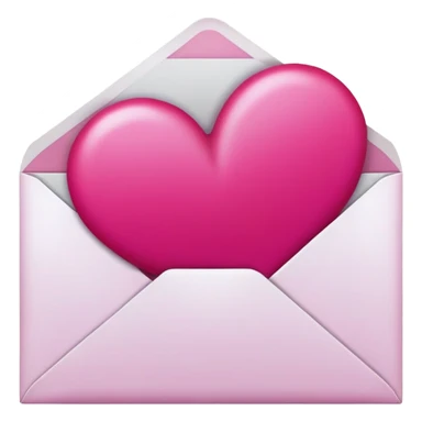 Romantic Red Pink Magenta White Silver Aesthetic Love Letter sticker