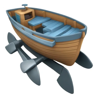 Whale boat sticker