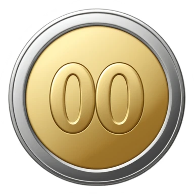 silver coin with the number 100 on it sticker