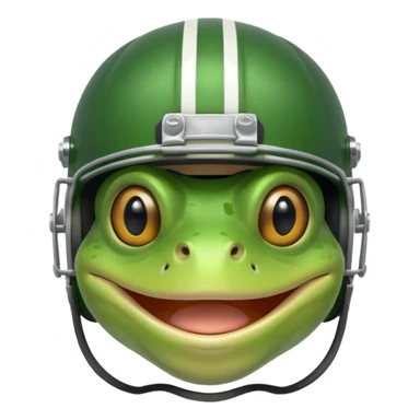 Frog football  sticker
