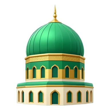 Medina green dome sticker