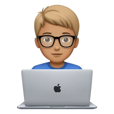 Laptop and a IT boy sticker