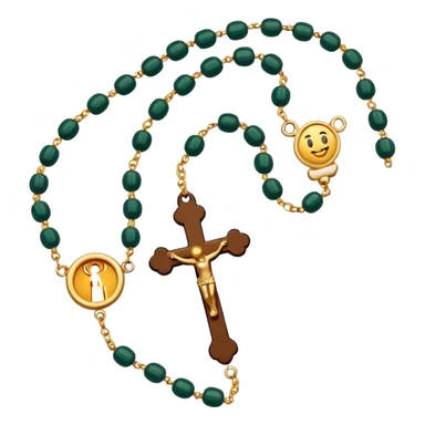 rosary with only 10 beads sticker